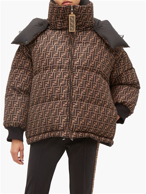 fendi coat fur hood|fendi puffer jacket cost.